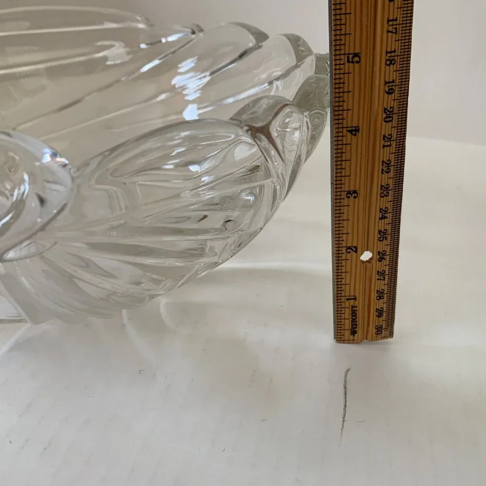 New Mikasa Vintage Frosted Serving Bowl Nautica Hostess 10 3/4